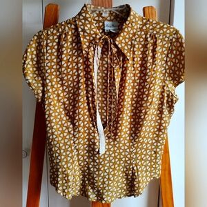 Vintage Tracy Reese 100% silk top